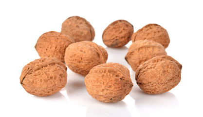 Walnut isolated on white background
