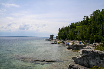 Flowerpot Island in the Bruce Peninsula, Ontario