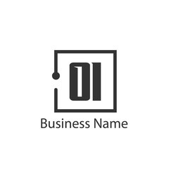 Obraz premium Initial Letter OI Logo Template Design