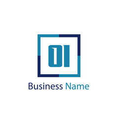 Obraz premium Initial Letter OI Logo Template Design