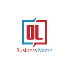 Initial Letter OL Logo Template Design