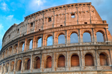 Fototapeta premium Landmark Colosseum in Rome, Italy 