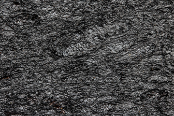 The detail of burnt toast. Part of roasted toast close up. Abstract surface of pastries, macro view.