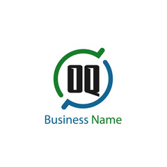 Initial Letter OQ Logo Template Design