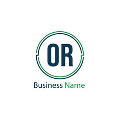 Initial Letter OR Logo Template Design