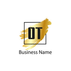 Initial Letter OT Logo Template Design