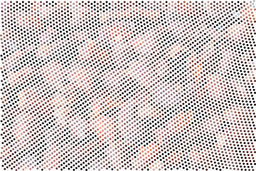 Abstract color halftone pattern