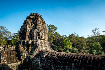 Bayon temple in Cambodia