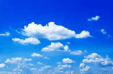 Blue sky background and clouds white, On a bright day Beautiful sky