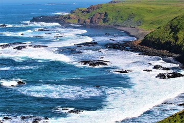 Coastline near Seal Rock at the Nobbies, Phillip Island, Australia