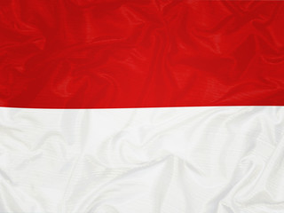 Indonesia Flag Above Simple Stock Image