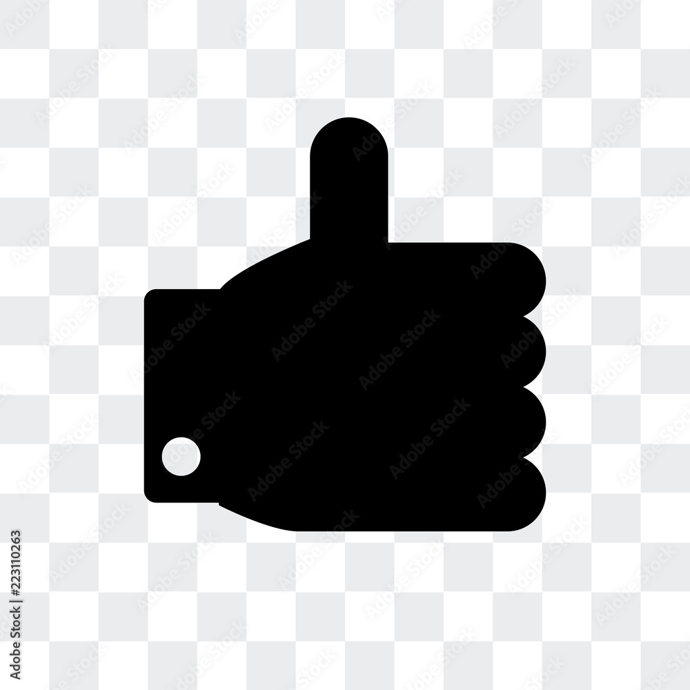 Poster like icon isolated on transparent background. modern and editable like icon. simple icons vector ill