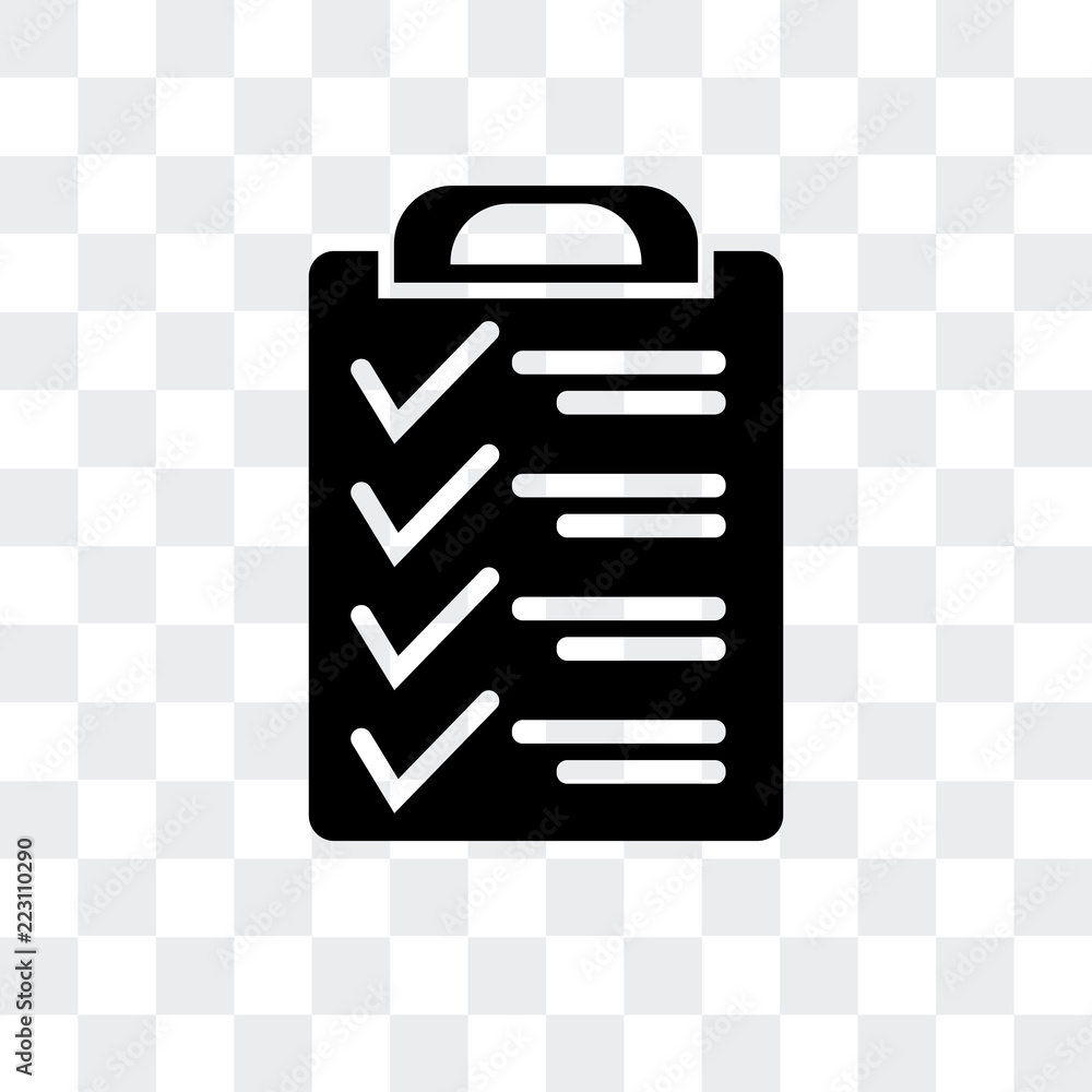 Poster clipboard icon isolated on transparent background. modern and editable clipboard icon. simple icons 