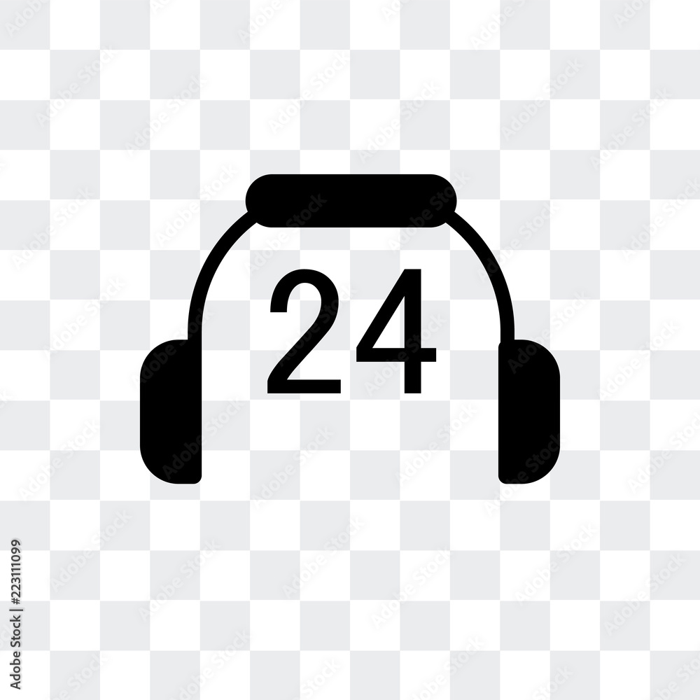 Aufkleber support icon isolated on transparent background. modern and editable support icon. simple icons vect