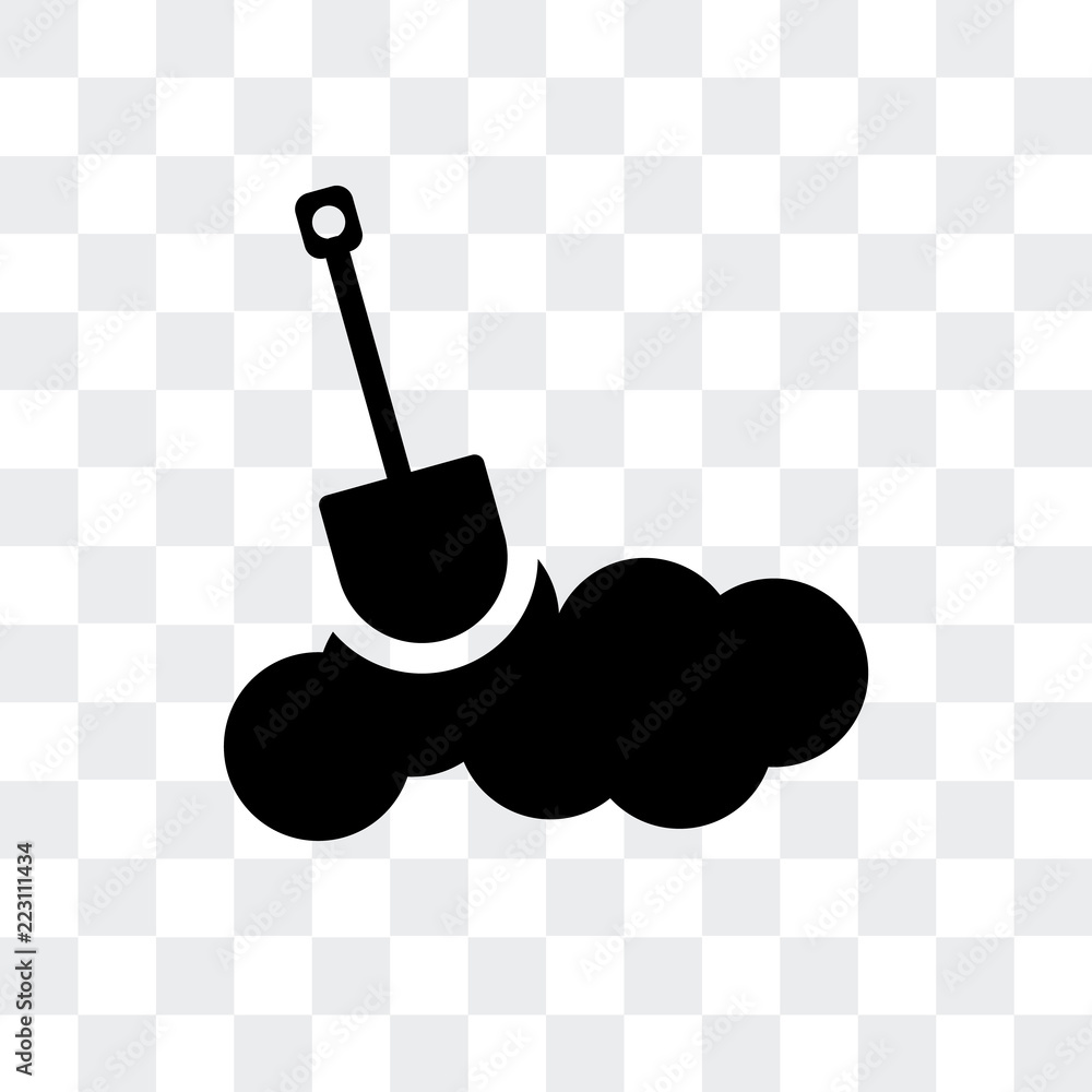Poster soil icon isolated on transparent background. modern and editable soil icon. simple icons vector ill