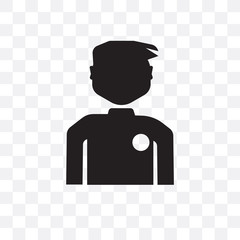 heart icon isolated on transparent background. Simple and editable heart icons. Modern icon vector illustration.