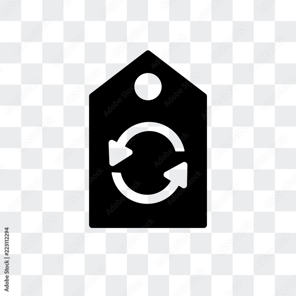 Poster label icon isolated on transparent background. modern and editable label icon. simple icons vector i