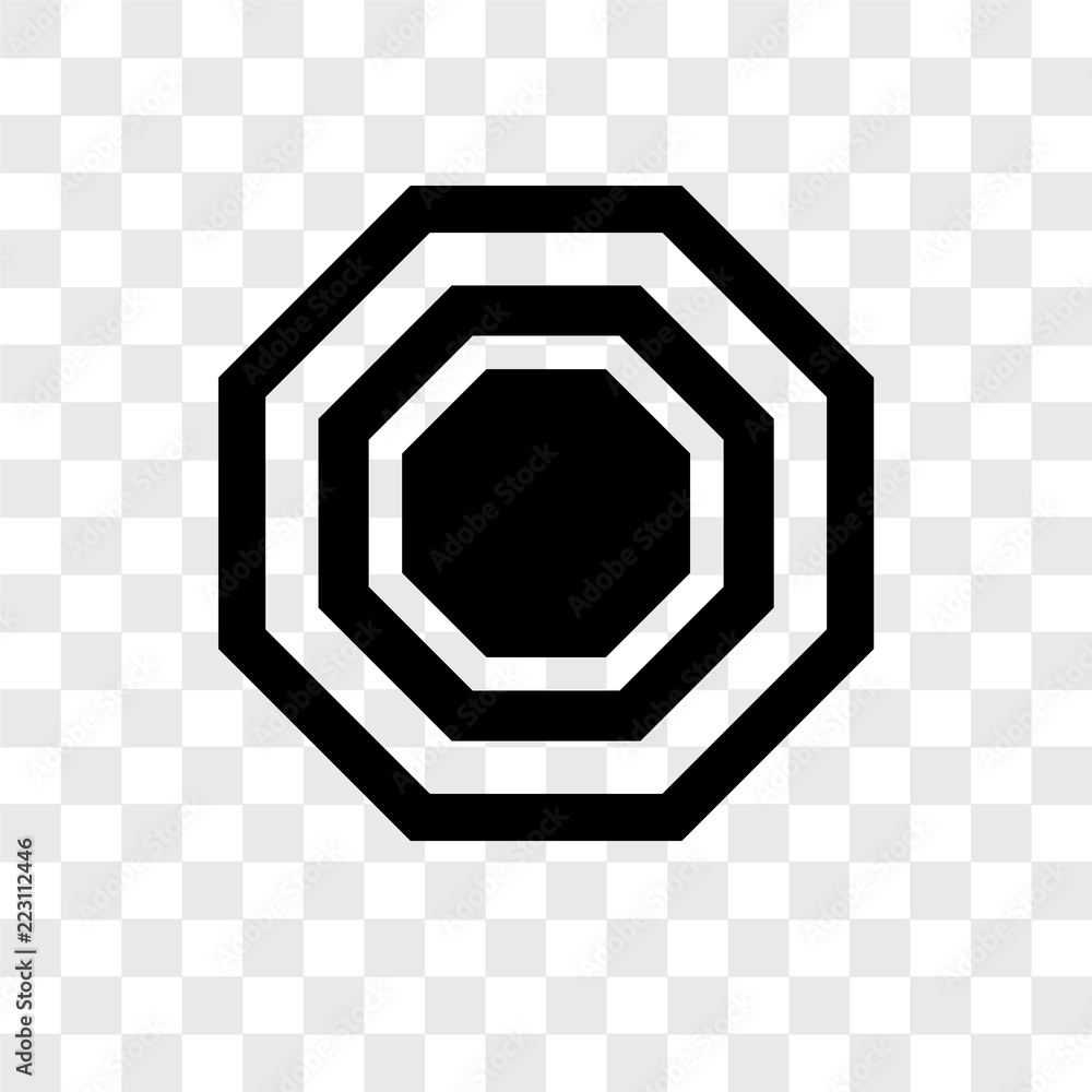 Poster stop icons isolated on transparent background. modern and editable stop icon. simple icon vector ill