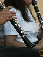 Tocando el clarinete