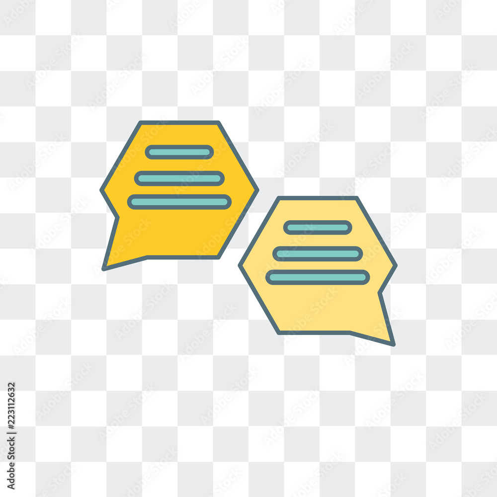 Poster speech bubble icon isolated on transparent background. modern and editable speech bubble icon. simpl