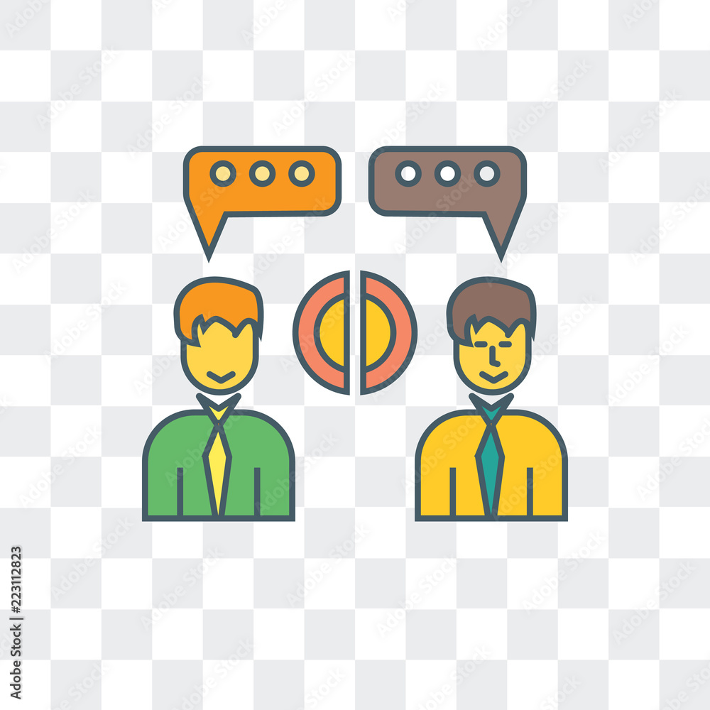 Poster teamwork icon isolated on transparent background. modern and editable teamwork icon. simple icons ve