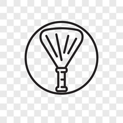 pom pom icons isolated on transparent background. Modern and editable pom pom icon. Simple icon vector illustration.