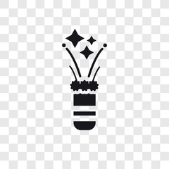 Fireworks vector icon isolated on transparent background, Fireworks logo design