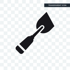 Pallete vector icon isolated on transparent background, Pallete logo design