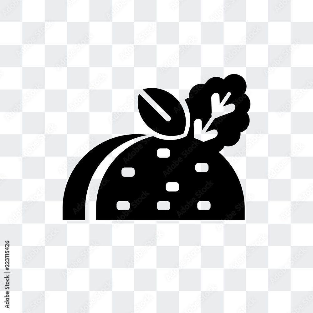 Poster taco icon isolated on transparent background. modern and editable taco icon. simple icons vector ill