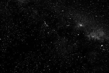 Fototapeta premium Gwiazdy i galaktyka kosmos niebo nocny wszechświat czarne rozgwieżdżone tło pola gwiazd