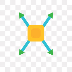 external icon on transparent background. Modern icons vector illustration. Trendy external icons