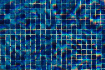 Blaue Kacheln Unterwasser Design Hintergrund Abstrakt 