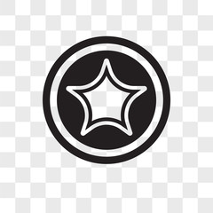 Favourite vector icon isolated on transparent background, Favourite logo design