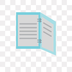 document icon on transparent background. Modern icons vector illustration. Trendy document icons