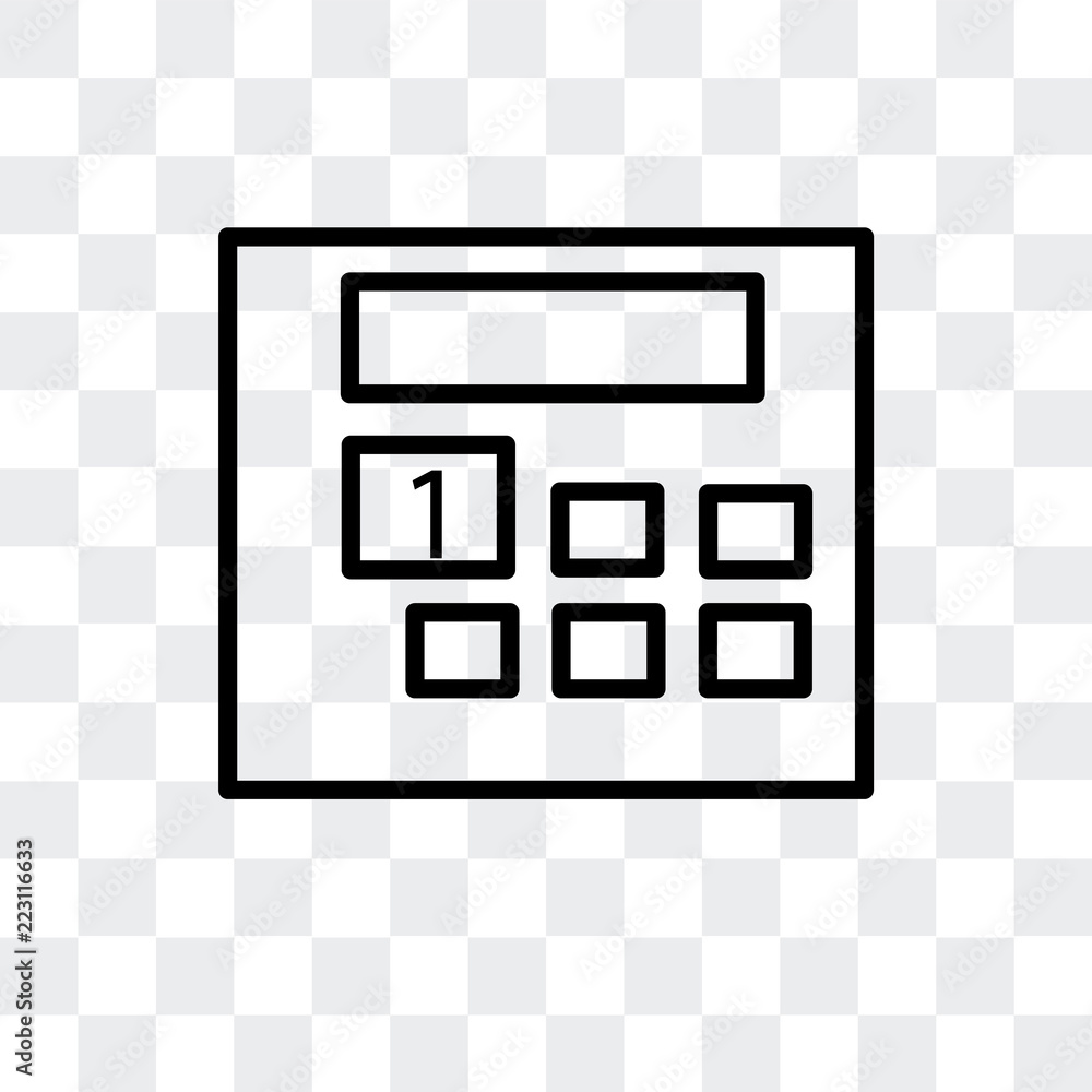 Poster calendar icon isolated on transparent background. modern and editable calendar icon. simple icons ve