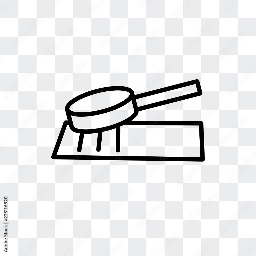 Poster search icon isolated on transparent background. modern and editable search icon. simple icons vector