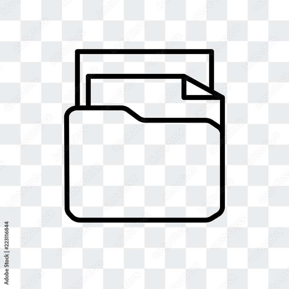 Poster documents icon isolated on transparent background. modern and editable documents icon. simple icons 
