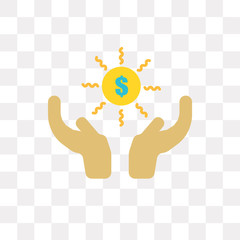 trade icon on transparent background. Modern icons vector illustration. Trendy trade icons