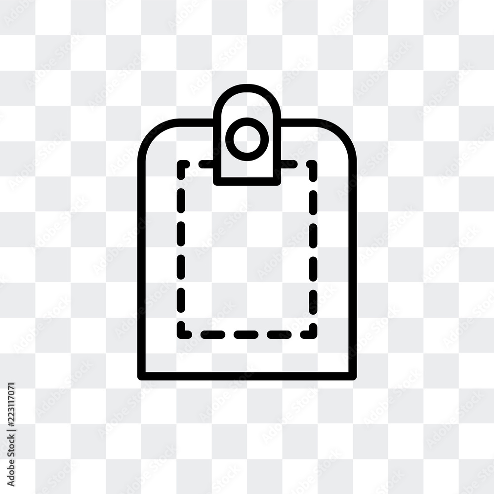 Aufkleber wallet icon isolated on transparent background. modern and editable wallet icon. simple icons vector