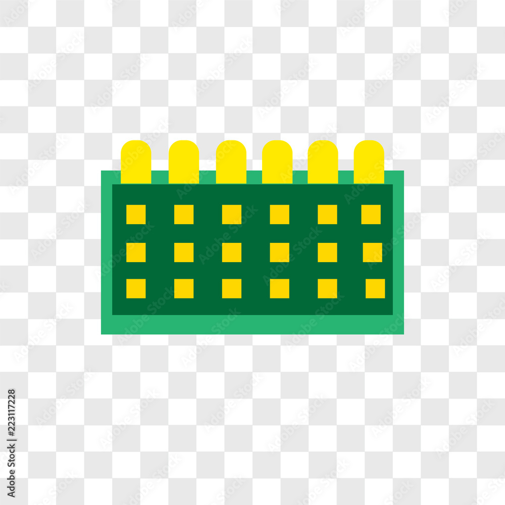 Poster calendar icons isolated on transparent background. modern and editable calendar icon. simple icon ve