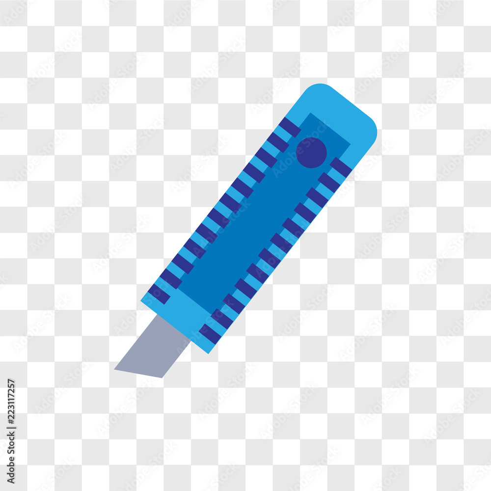 Poster cutter icons isolated on transparent background. modern and editable cutter icon. simple icon vector