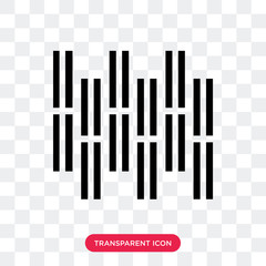 Parquet vector icon isolated on transparent background, Parquet logo design