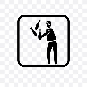 recommend clip art: juggler icon isolated on transparent background. Simple and editable juggler icons. Modern icon vector illustration.