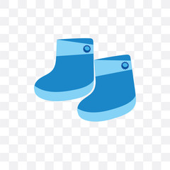 socks icon isolated on transparent background. Simple and editable socks icons. Modern icon vector illustration.