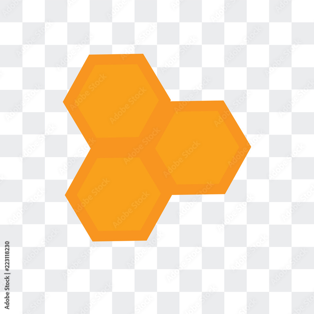 Poster honey icon isolated on transparent background. modern and editable honey icon. simple icons vector i