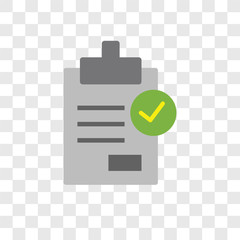 Survey vector icon isolated on transparent background, Survey logo design