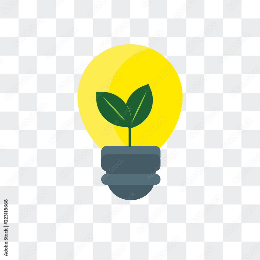 Poster light bulb icon isolated on transparent background. modern and editable light bulb icon. simple icon