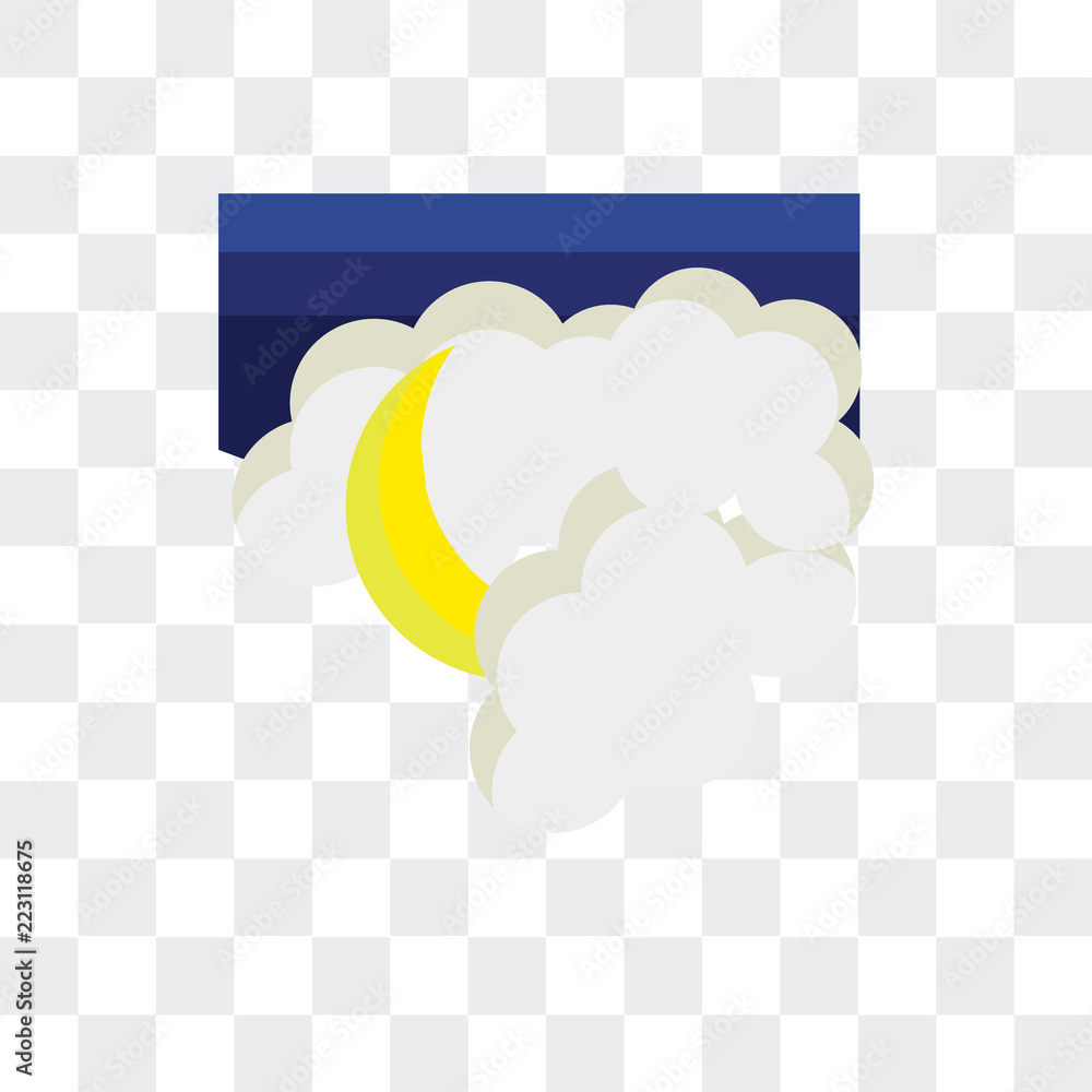 Poster cloud icon isolated on transparent background. modern and editable cloud icon. simple icons vector i