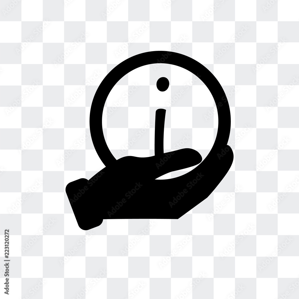 Poster information icon isolated on transparent background. modern and editable information icon. simple ic