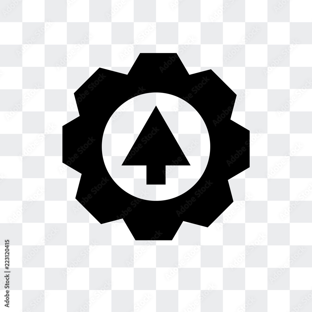 Poster direction icon isolated on transparent background. modern and editable direction icon. simple icons 